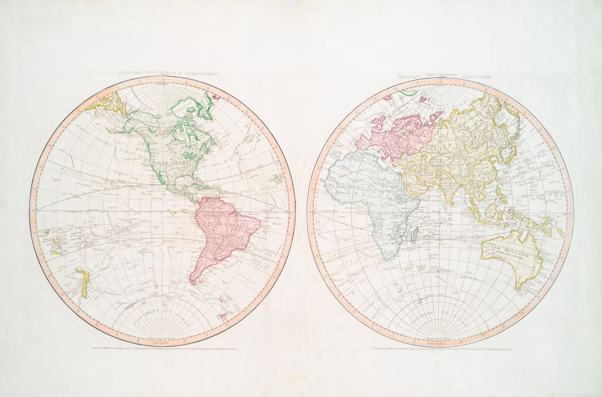 古い世界地図
